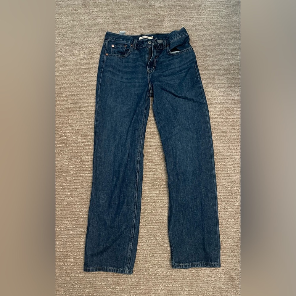 Levi’s Low Pro Straight Jeans - Low Maintenance - Size 28